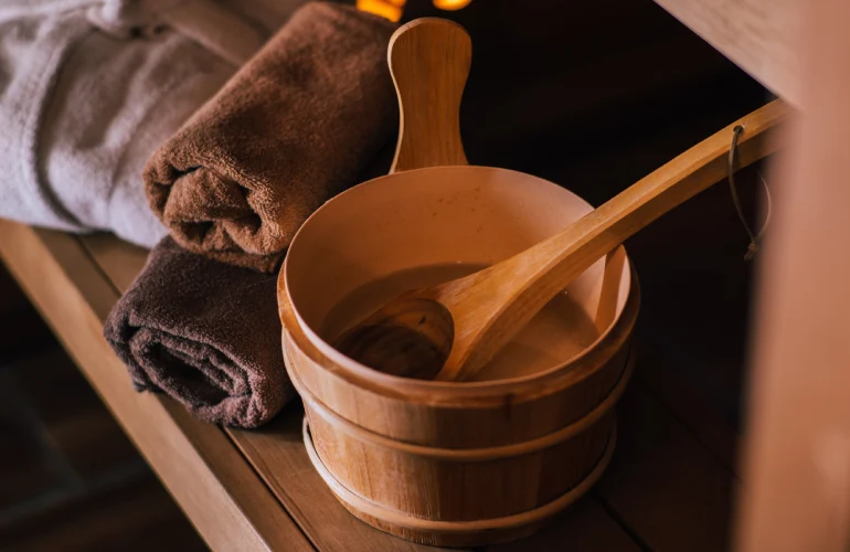 Saună în zona SPA a Montenero Resort&SPA